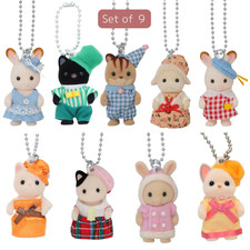 Sylvanian Families Baby Keychain Charm Set of 9 Calico Critters Japan Limited