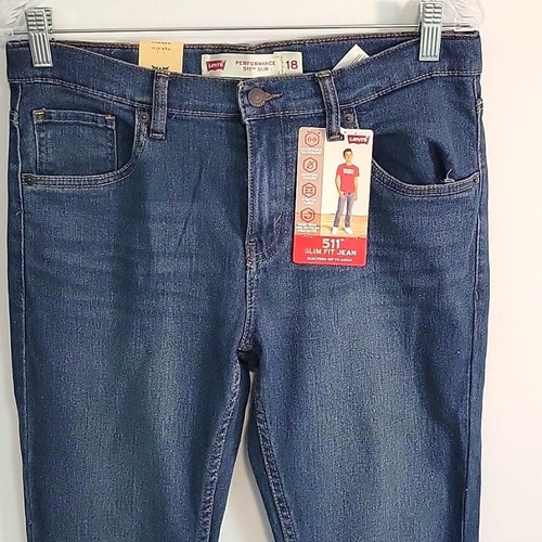 Levi's 511 Performance Slim Fit Jean Size 18 29W X 31L Medium Wash NWT - Picture 2 of 9