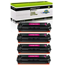 4PK CF403X 201X Magenta Toner Compatible For HP Color Laserjet M252 M252n M252dn