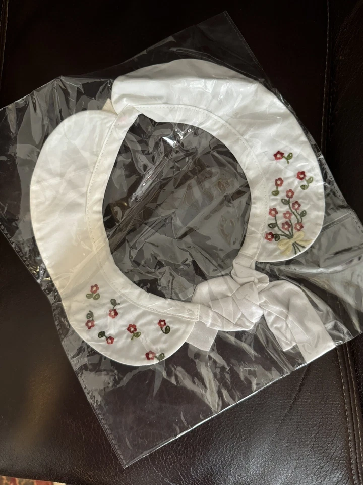 Vestido Bien Vestido Lobo Holiday Heirloom Con Cuello Extraíble Ponche de Huevo Talla 5 Nuevo con Etiquetas Foto 4 de 4