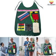 Fidget Blanket for Elderly Dementia Alzheimer s Therapy Activity Apron Sensory