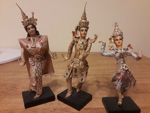 antique dancing dolls