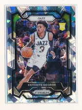 KEYONTE GEORGE 2023-24 PANINI PRIZM PRIZMS ICE #127 RC ROOKIE *UTAH JAZZ*