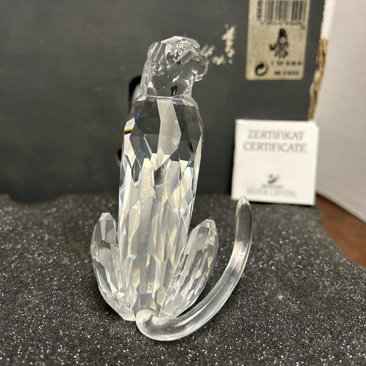 Swarovski Crystal 183225 Cheetah 7610NR000001 Tail Up | eBay