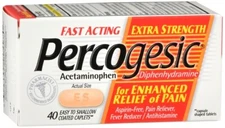 Percogesic Extra Strength Pain Reliever Caplets 40ct