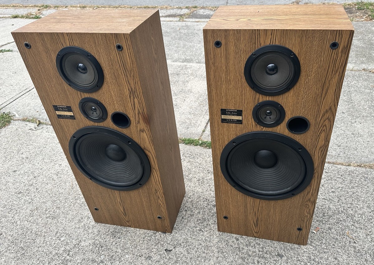 Vintage Pioneer 150W 3-Way Speaker system CS-K535 150W Japan & USA