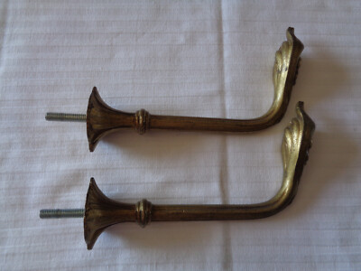 2 GRANDES EMBRASSE A RIDEAUX EN BRONZE