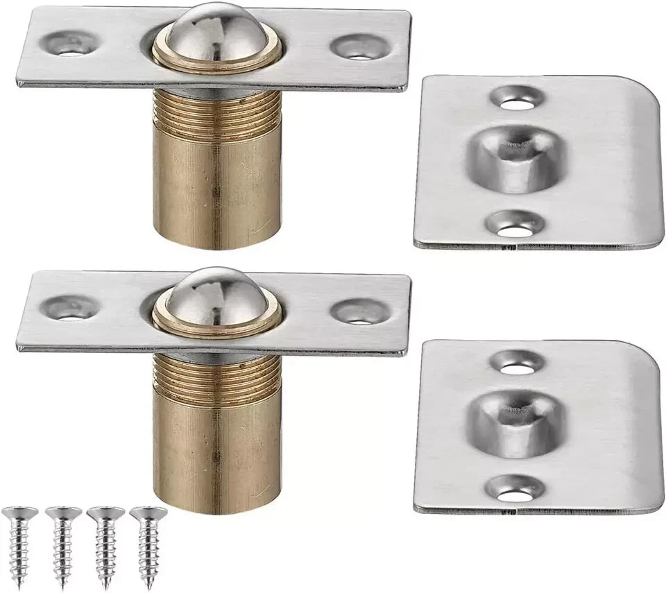 Ball Catch Door Hardware French Door Ball Catch Closet Ball Latch for Top 2 Pack - Image 2 of 4