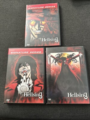 Hellsing Volumes 1,2 & 4, DVD Anime Pioneer 2003