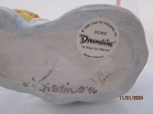 Dreamsicles Signed by Artist Figurine 1996 A Kiss for Mama DC 402 - Picture 3 of 3