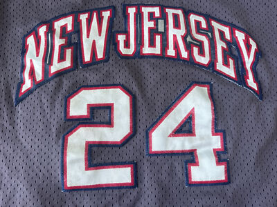 Richard Jefferson New Jersey Nets Nike Gray NBA Jersey Size