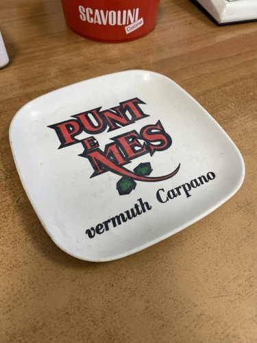 Portacenere Rendiresto PUNT E MES Vintage Home Decor Insegna Ashtray Plastic - Foto 3 di 7