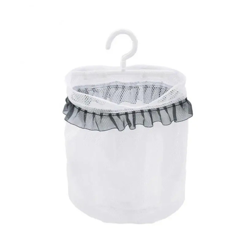 Mesh Breathability Wall Hanging Laundry Storage Net Nets Bathroom ...