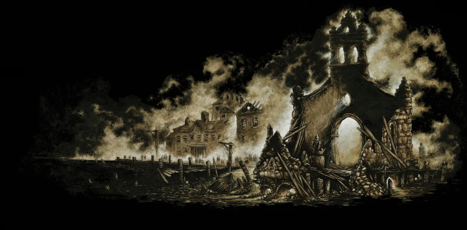 H P HP Lovecraft The Shadow Over Innsmouth 4x LP Vinyl Andrew Leman - SPLATTER - Image 3 of 3