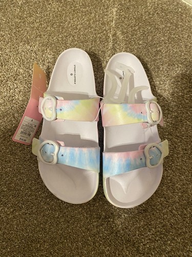 Stoney Clover Lane x Target Women's Rainbow Tie-Dye Slide Sandals Size 8 NEW | eBay