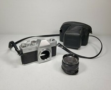 Mamiya Sekor 500TL 35mm Film SLR Camera w/ 50mm 1.2 Lens  Case UNTESTED AS IS