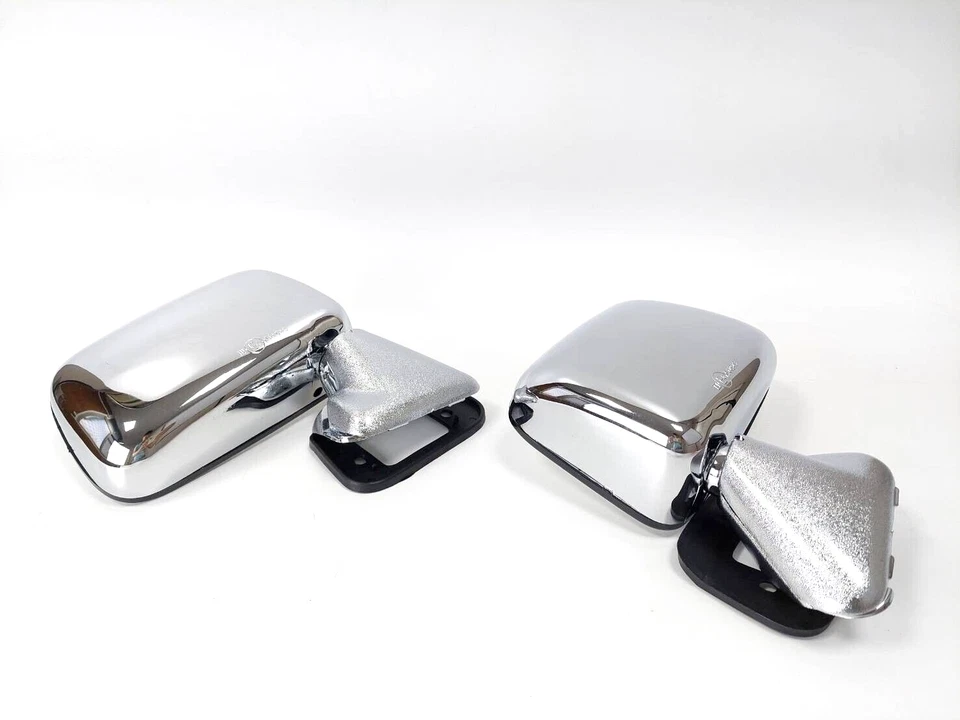 Fit For Toyota Pickup 4Runner 2WD 4WD 87-89 Chrome Door Wing Mirror Skin Mount - Image 3 of 4