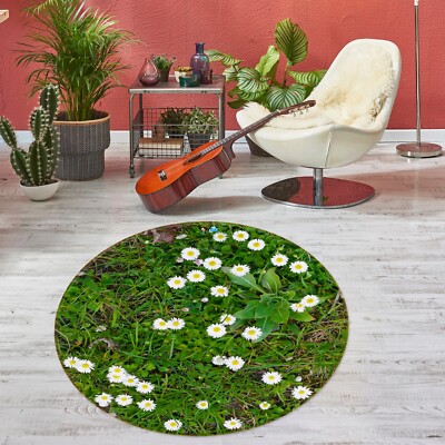3D Gänseblümchen ZHUC1289 Spiel Rutschfester Teppich Matte Foto Teppich Vera