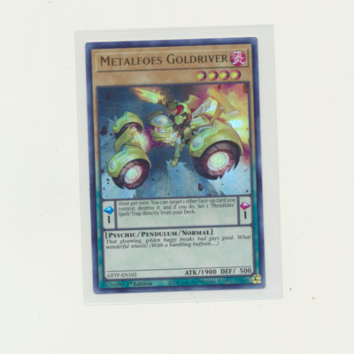 Yu-Gi-Oh Ghosts from the Past Metalfoes Goldriver 1st Edition 