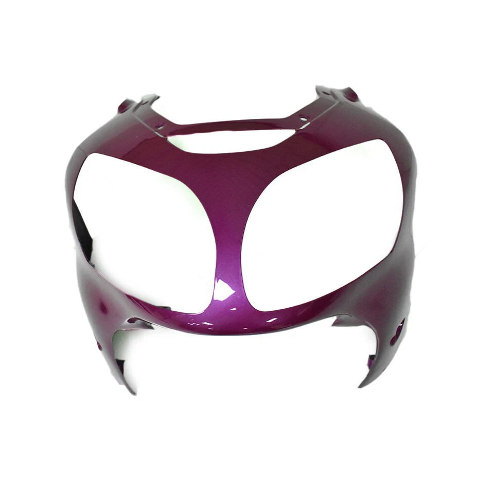 Kit de carenados para Kawasaki 00 01 Ninja ZX12R 2000 2001 ABS carrocería púrpura negro Foto 3 de 4