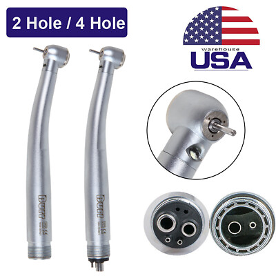 Burr Dental LED E-generator Fiber High Speed Handpiece Air Turbine 4/2Holes