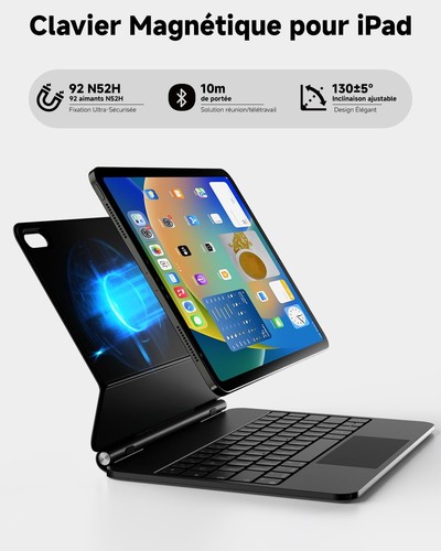 Nuflaz Clavier pour iPad 10e Génération & iPad 11 (A16 2025) Rétroéclairé 7 - Photo 22/24