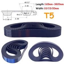 T5 5mm Pitch 10/15/20mm Width Closed Loop Syn...