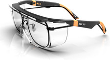Safety Glasses over Eyeglasses SG210 - Anti-Fog  Scratch Resistant Z87.1