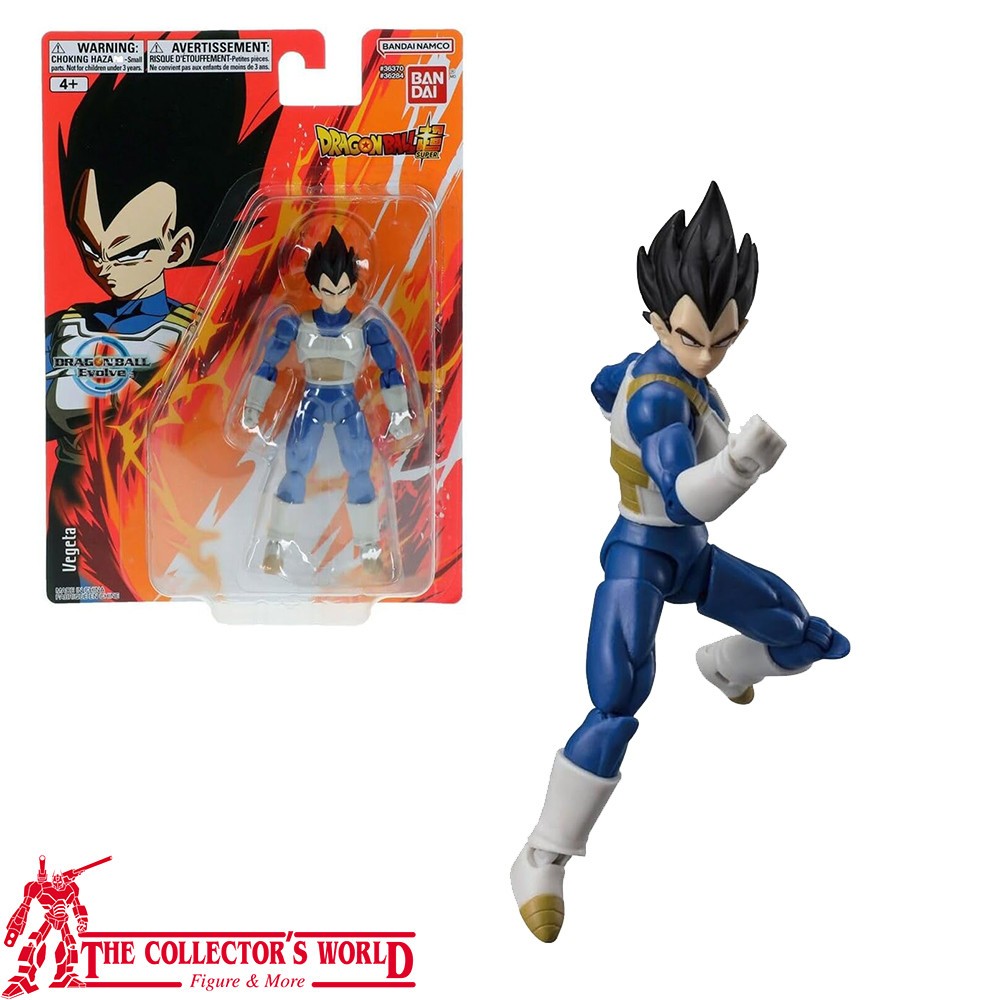 Figura De Acción Articulada Original De Vegeta Dragon Ball Evolve De Bandai