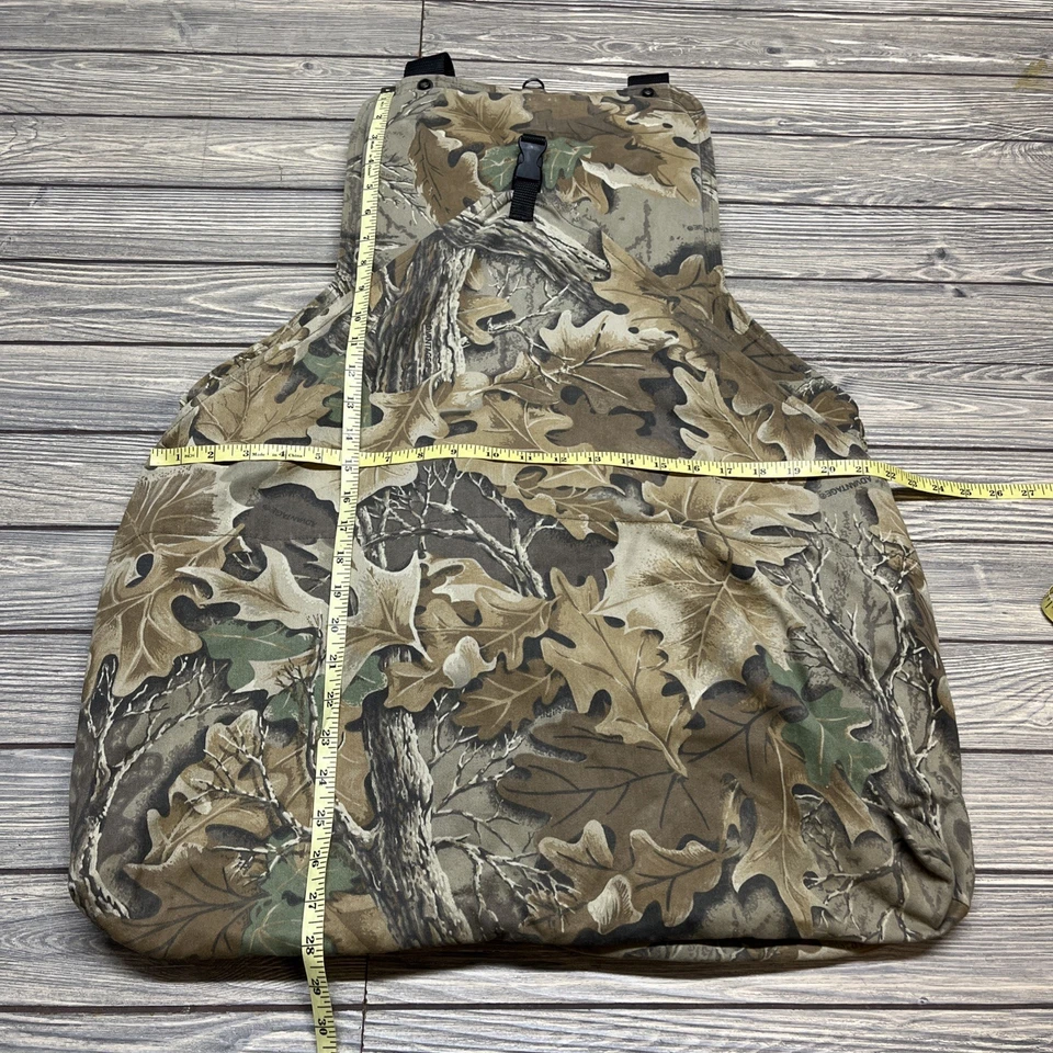 Vintage Hunter Specialties Turkey Duck Padded Back Hunting Vest Advantage Camo - Image 3 of 4