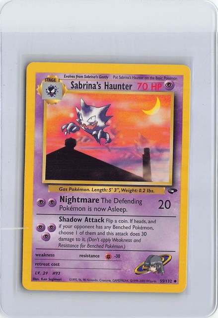 Sabrina's Haunter #55 (Gym Challenge (2000))