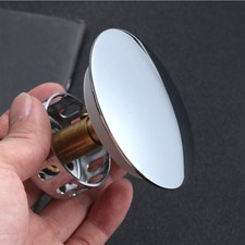Kitchen Sink Strainer Bathtub Plug Bathroom Sink Push Down Pop Up Drain Button