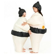 Inflatable Sumo Wrestling Costume for Kids Suit Fancy Dress Outfit Sport Games
