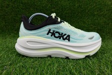 Hoka One One Bondi 9 Shoes Mens Size 8.5 Luna Moth Blue Spark Running Athletic