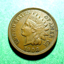 1908 Indian Cent  Ch. XF