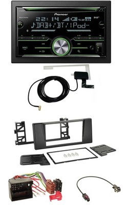 Pioneer CD USB MP3 Bluetooth 2DIN DAB Car Stereo for BMW 5 Series E39 X5 Quadlock