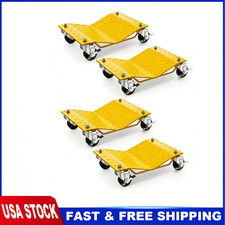 Car Wheel Dollies Set Of 4 Vehicle Tire Dolly For Garage Workshop Car Moving