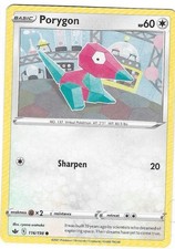 Porygon 116/198 Common Chilling Reign Pokemon Near Mint