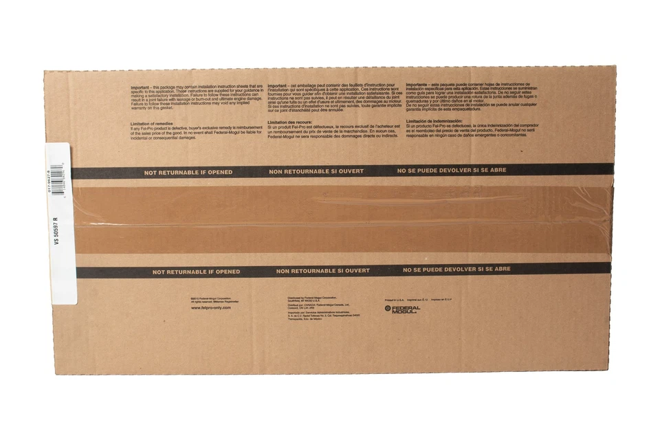 FelPro Valve Cover Gasket Set Fits 2000-02 Oldsmobile Intrigue Model ID VS50597R - Image 2 of 4