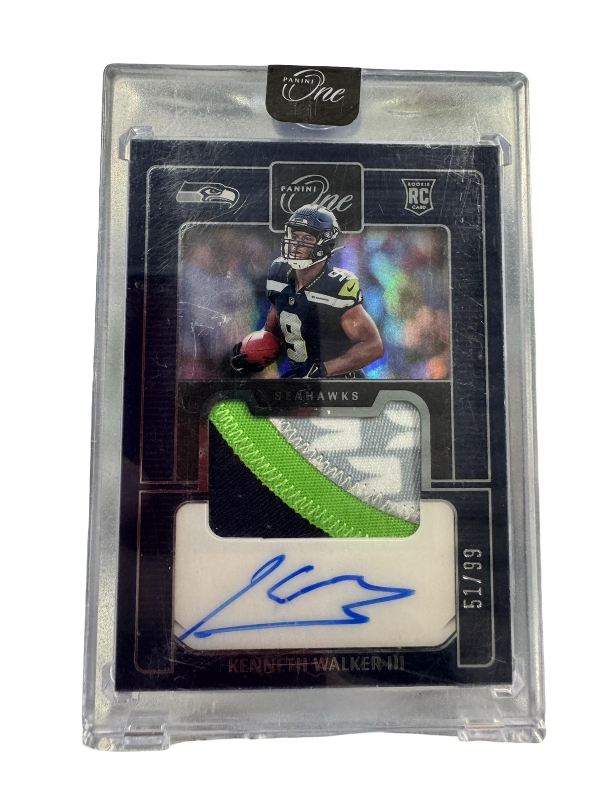 Kenneth Walker III Panini One #131 Day One Autograph