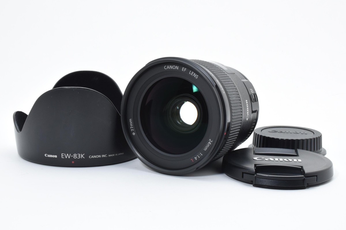 Near Mint Canon EF 24mm F/1.4 L II USM Wide Angle Prime Lens Made