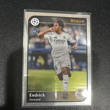 Topps Merlin UEFA Rookie Endrick #16 Real Madrid Soccer Card 2024-25