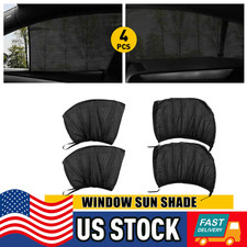 4pcs Sun Shade Front Rear Window Cover Screen Sunshade Protector Car Usa Stock 4pcs Sun Shade Front Rear Window Cover Screen Sunshade Protector Car Usa Stock