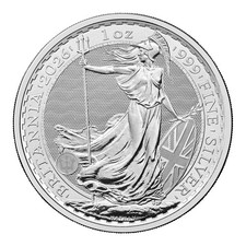 2026 Silver Britannia 1 oz Bullion Coin 999 Fine | CGT Exempt Perfect Condition 71.25 per troy oz