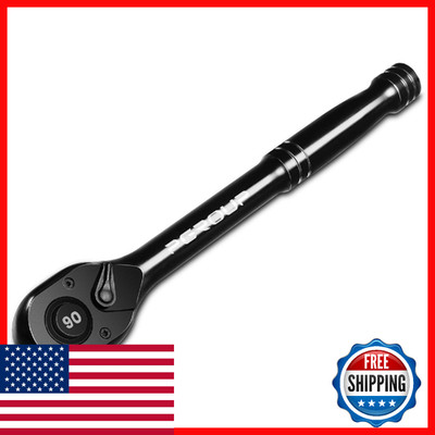 pgroup 1/4'' Drive 90-Tooth Reversible Ratchet Wrench Swing Handle Chrome
