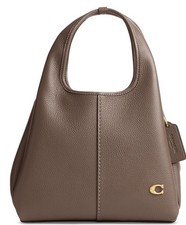     Coach Lana 23 Refined Pebble Leather/Brass/Stone Shoulder  Crossbody Bag