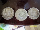 1964 Kennedy Half Dollar Silver Business Strike VF- Lot Of 3 - 90% Silver P