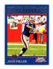 2005 Topps New England Super Bowl Champions Football #14 Josh Miller