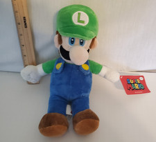 Super Mario Bros Luigi 12" Plush Stuffed Toy Figure 2021 Nintendo Good Stuff