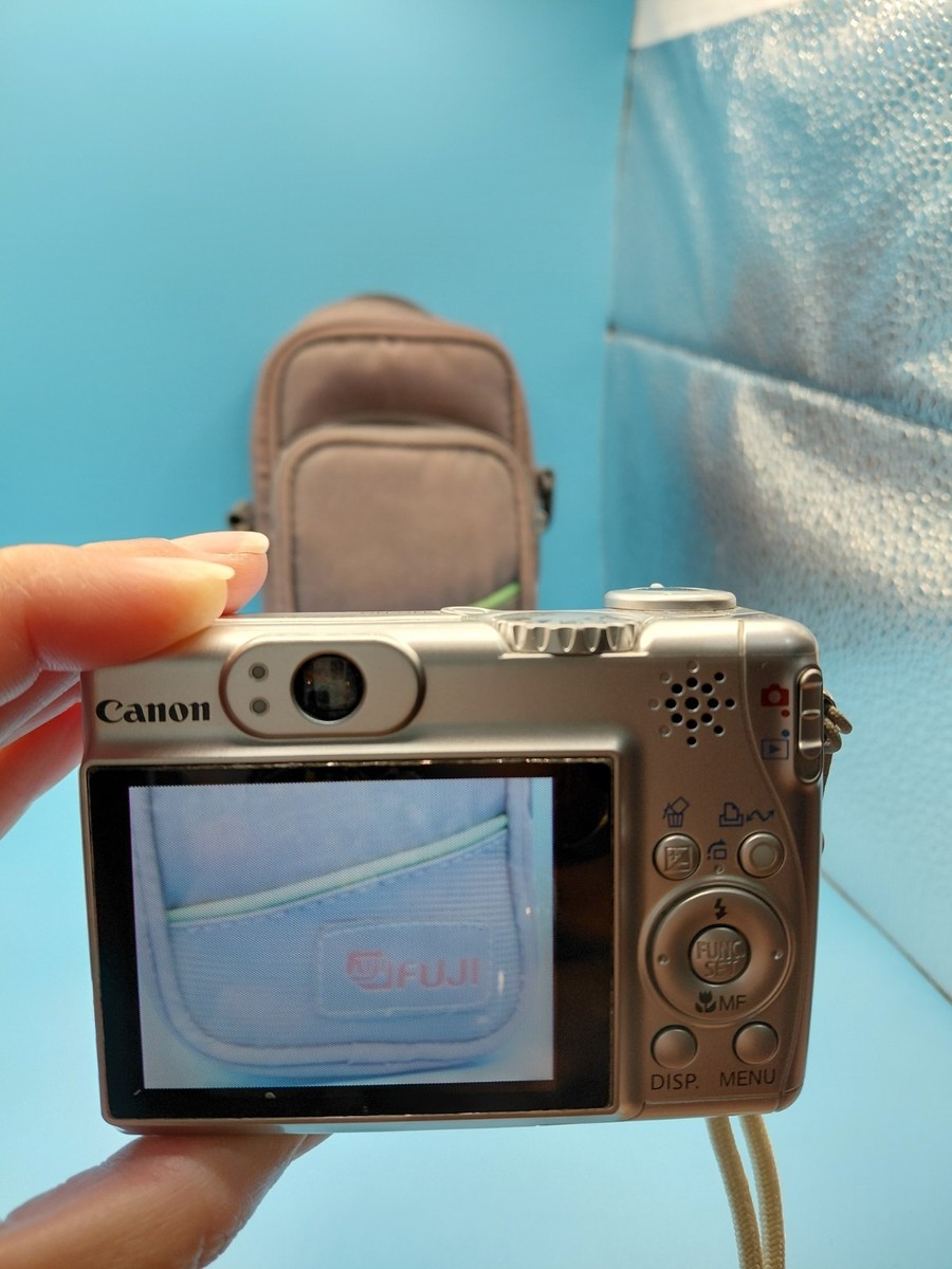 Canon PowerShot A540- 6.0MP Digital Camera 4x Zoom Silver + Tested
